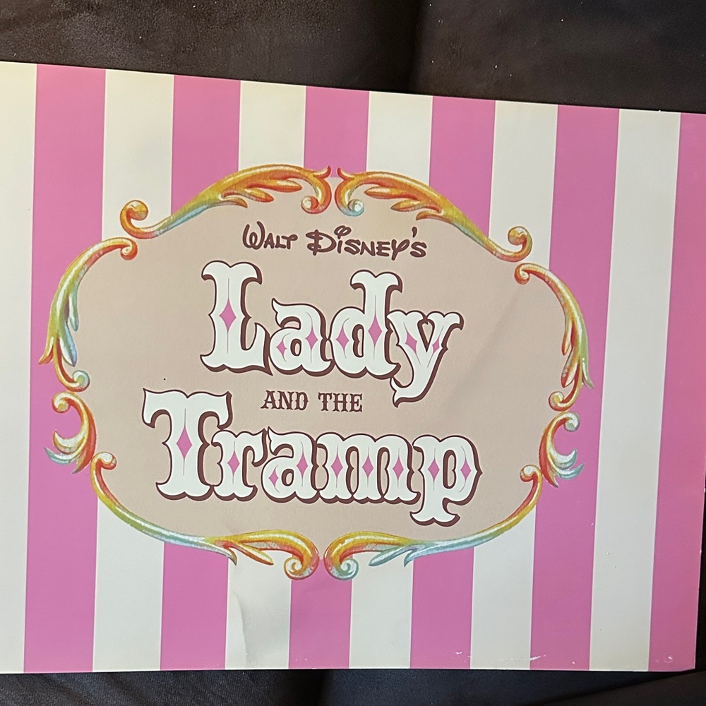 2012 Disney Lithographs Lady and the Tramp